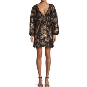 Misa Los Angeles Edie Floral Smocked Mini Dress size S